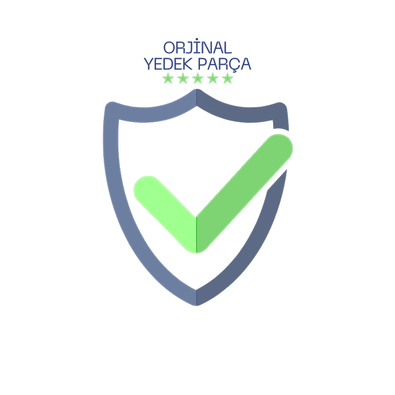 Orijinal yedek parça garantisi simgesi – yeşil onay işareti