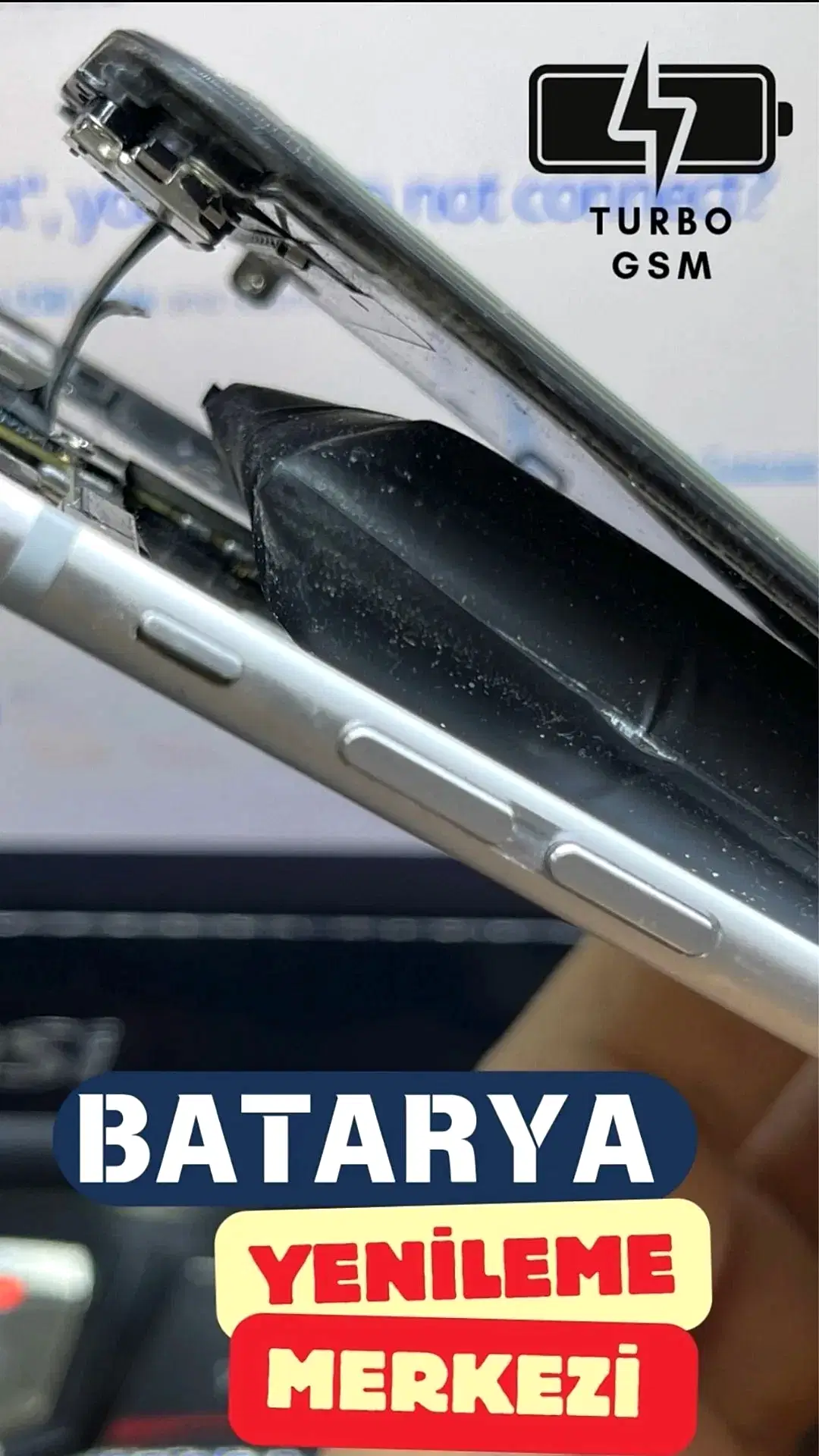 Antalya iPhone Samsung Xiaomi batarya değişimi ve şişmiş pil onarımı | TURBO GSM