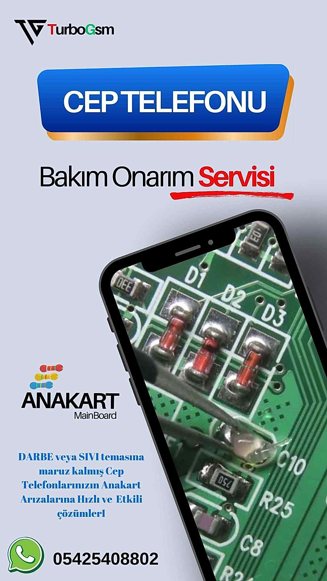 Antalya cep telefonu anakart tamiri ve teknik servis görseli – TURBO GSM